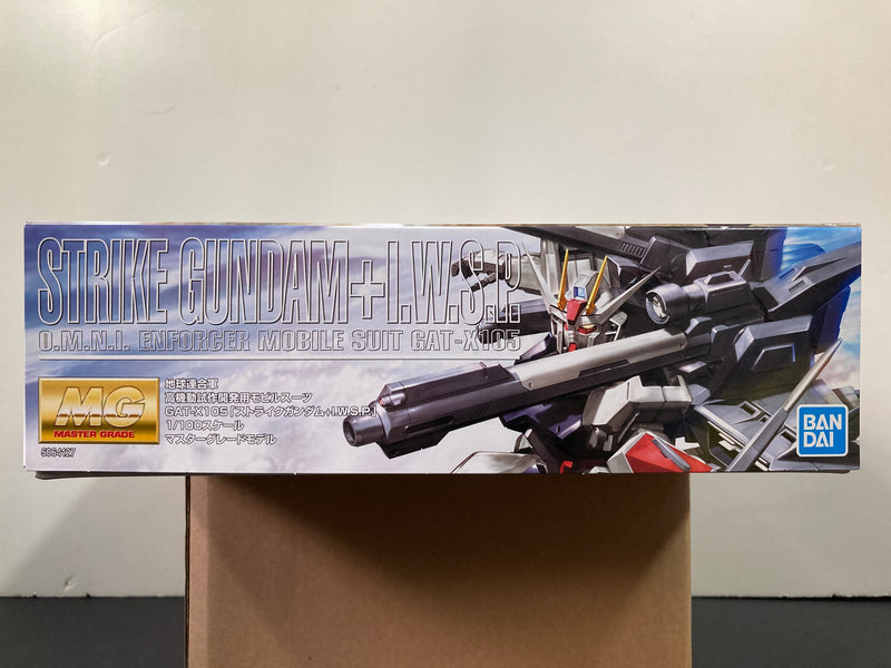 MG 1/100 Strike Gundam + I.W.S.P. O.M.N.I. Enforcer Mobile Suit GAT-X105