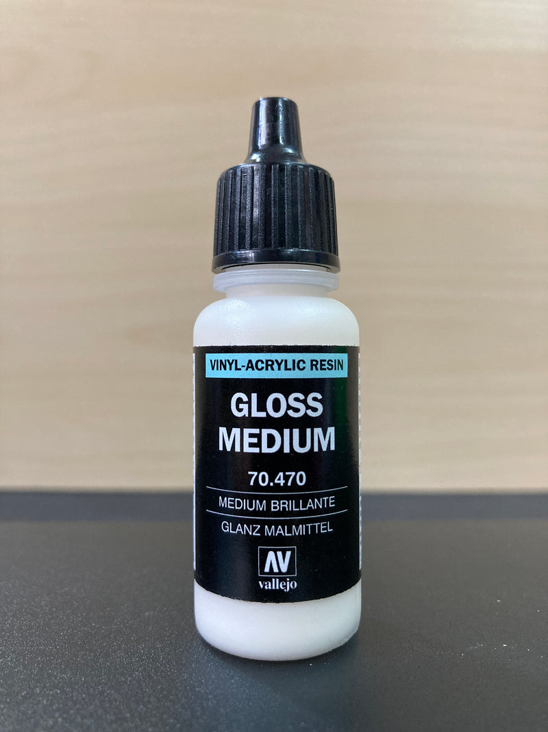 Gloss Medium - 筆塗亮光澤添加劑 17 & 60 ml