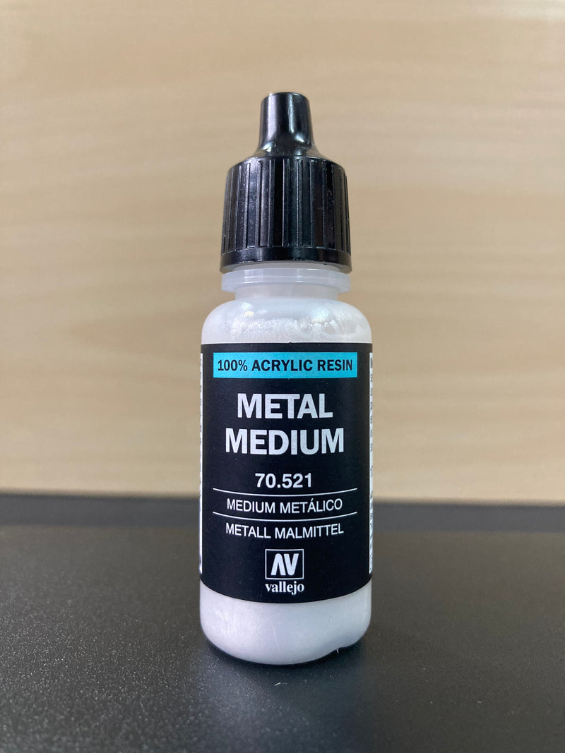 Metal Medium - 筆塗金屬質感混合添加劑 17 ml
