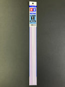 Plastic Beams - Square 1 mm, 2 mm, 3 mm & 5 mm 塑膠角棒 (實心 - 白色)