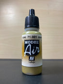 Model Air Colors, Metallic - 模型噴塗色彩 (No. 1 - 107) 17 ml