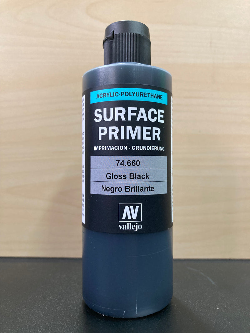 Surface Primer (Gloss Black) - 表面底漆補土 水補土 (亮黑色) 32, 60 & 200 ml