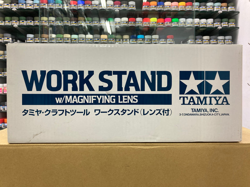 Work Stand with Magnifying Lens 專業模型放大鏡工作台/附放大鏡, LED燈