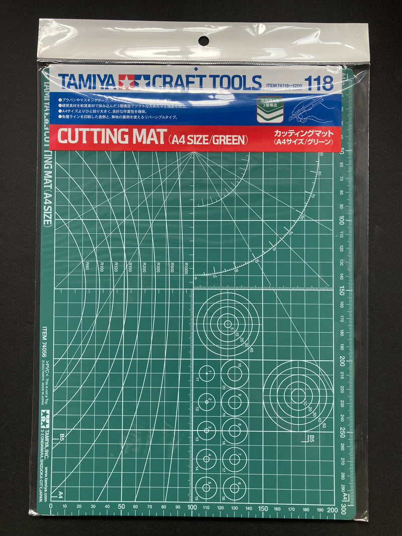 Cutting Mat A4 Size/Green 模型專用切割墊
