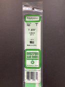 35 cm Opaque White Polystyrene T Profiles 聚苯乙烯T字型槽條