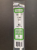 35 cm Opaque White Polystyrene T Profiles 聚苯乙烯T字型槽條