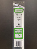 35 cm Opaque White Polystyrene T Profiles 聚苯乙烯T字型槽條