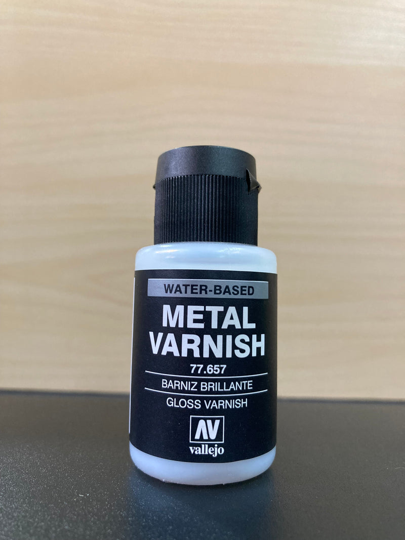 Vallejo Gloss Varnish Metal, 60ml
