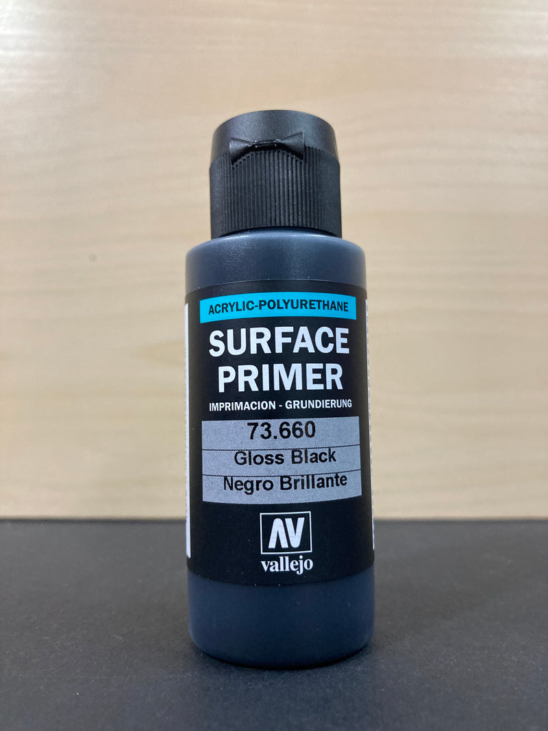 Surface Primer (Gloss Black) - 表面底漆補土 水補土 (亮黑色) 32, 60 & 200 ml