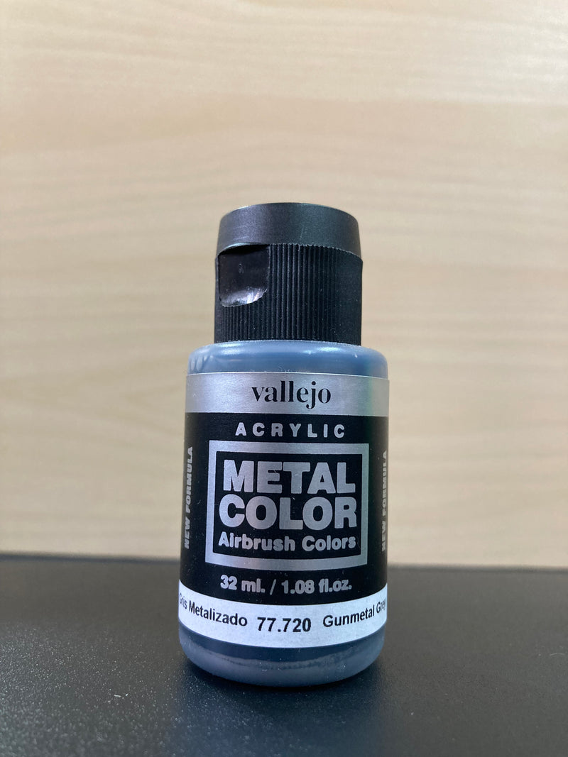 . Vallejo Metal Color Gunmetal Grey 77.720 32ml