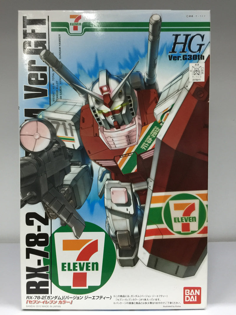 Bandai x 7 Eleven HG 1/144 RX-78-2 Gundam Version GFT Ver.G30th
