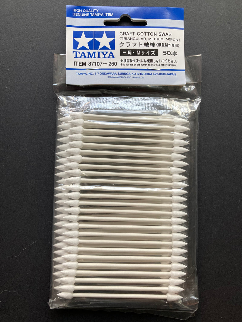 Craft Cotton Swab (Triangular, Medium, 50 pcs.)