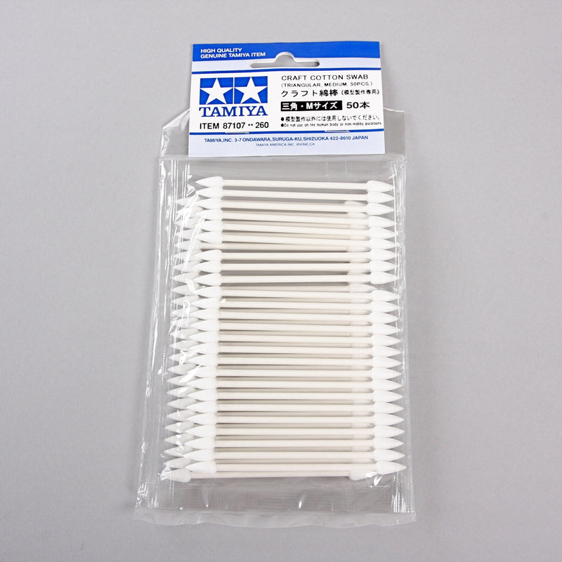 Craft Cotton Swab (Triangular, Medium, 50 pcs.)