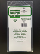 Plain Opaque White Polystyrene Sheets 15 cm x 30 cm 聚苯乙烯改造板