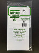 Plain Opaque White Polystyrene Sheets 15 cm x 30 cm 聚苯乙烯改造板