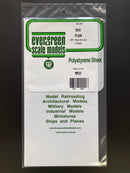 Plain Opaque White Polystyrene Sheets 15 cm x 30 cm 聚苯乙烯改造板