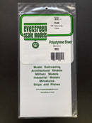 Plain Opaque White Polystyrene Sheets 15 cm x 30 cm 聚苯乙烯改造板