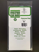 Plain Opaque White Polystyrene Sheets 15 cm x 30 cm 聚苯乙烯改造板