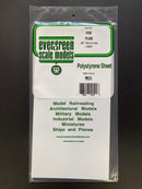 Plain Opaque White Polystyrene Sheets 15 cm x 30 cm 聚苯乙烯改造板