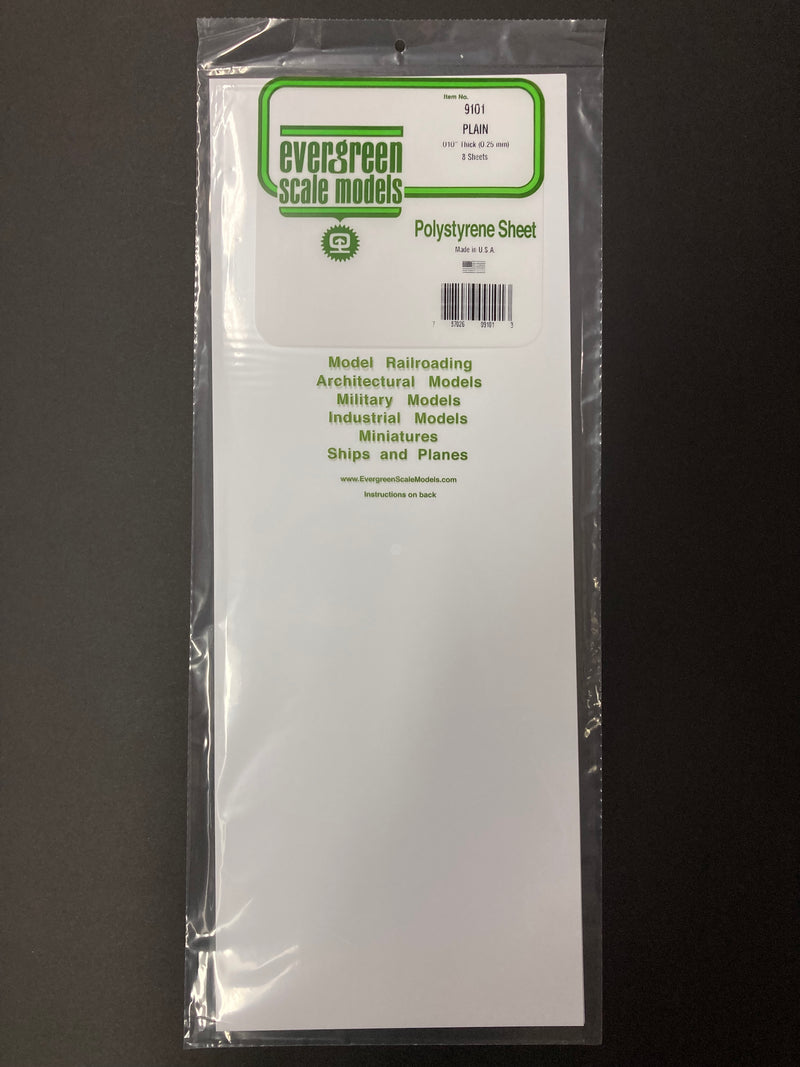 Plain Opaque White Large Polystyrene Sheets 20 cm x 53 cm 聚苯乙烯改造板