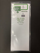 Plain Opaque White Large Polystyrene Sheets 20 cm x 53 cm 聚苯乙烯改造板