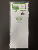 Plain Opaque White Large Polystyrene Sheets 20 cm x 53 cm 聚苯乙烯改造板
