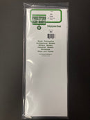 Plain Opaque White Large Polystyrene Sheets 20 cm x 53 cm 聚苯乙烯改造板