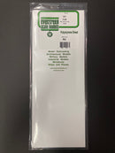 Plain Opaque White Large Polystyrene Sheets 20 cm x 53 cm 聚苯乙烯改造板