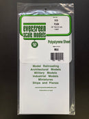 Plain Opaque White Polystyrene Sheets 15 cm x 30 cm 聚苯乙烯改造板