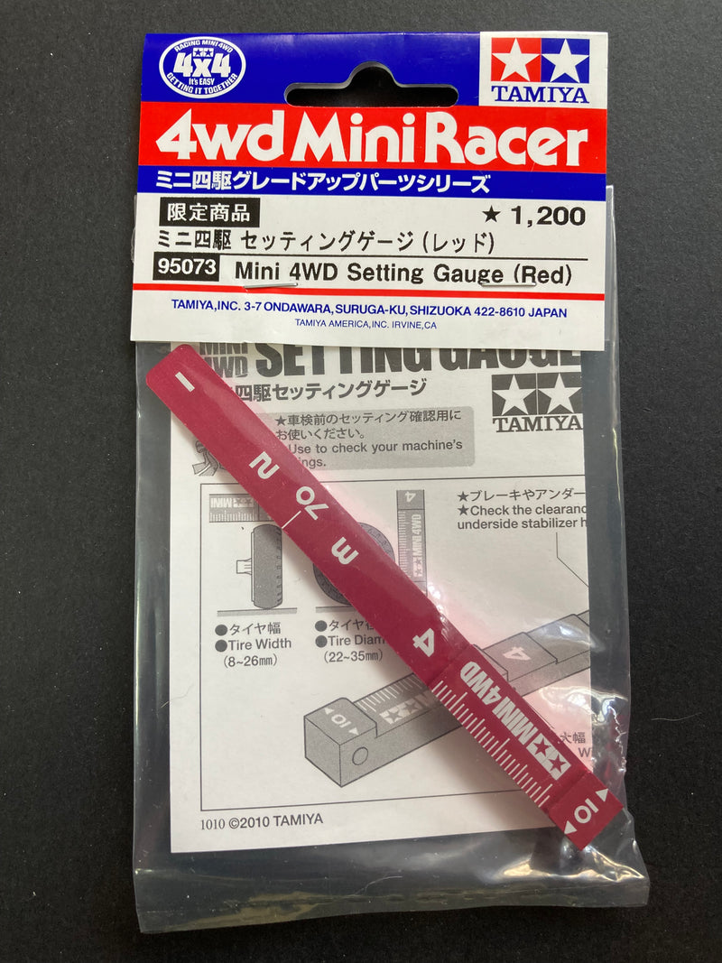 [95073] Mini 4WD Setting Gauge (Red)