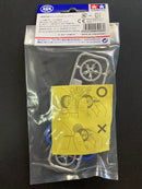 [95098] Mini 4WD 35th Anniversary Blue Tires & Gold Plated A-Spoke Wheels