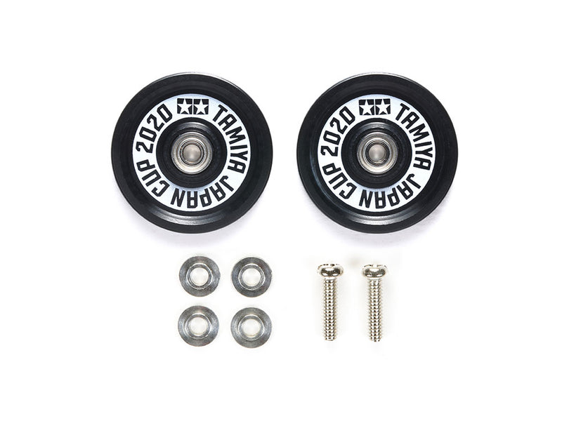 [95137] HG 19 mm Aluminum Ball-Race Rollers (Ringless/Black) Japan Cup 2020