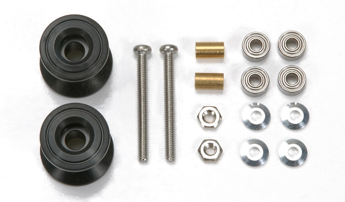 [95231] Double Aluminium Rollers (13-12 mm) Black