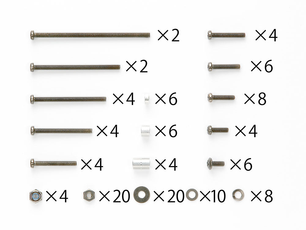 95233] Black Plated Screw Set