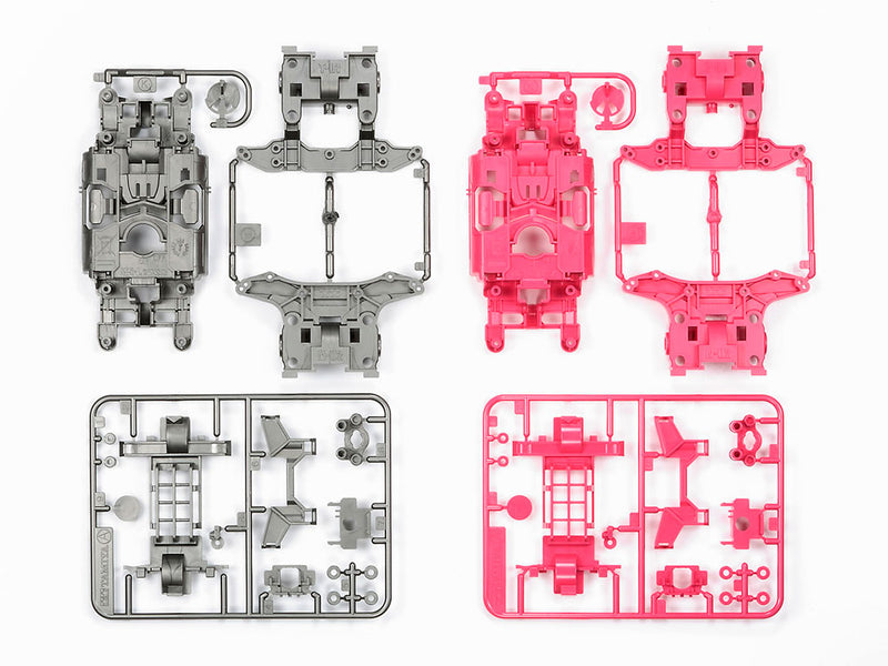 [95235] MS Chassis Set (Silver / Pink)