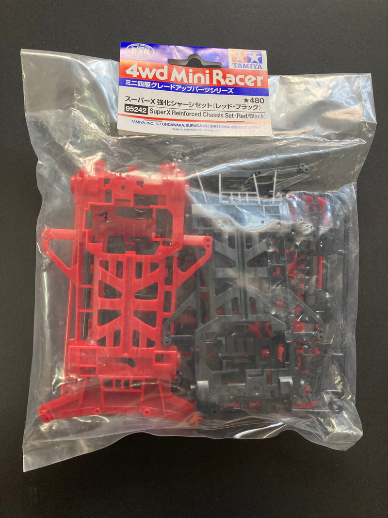 [95242] Super X Reinforced Chassis Set (Red/Black)