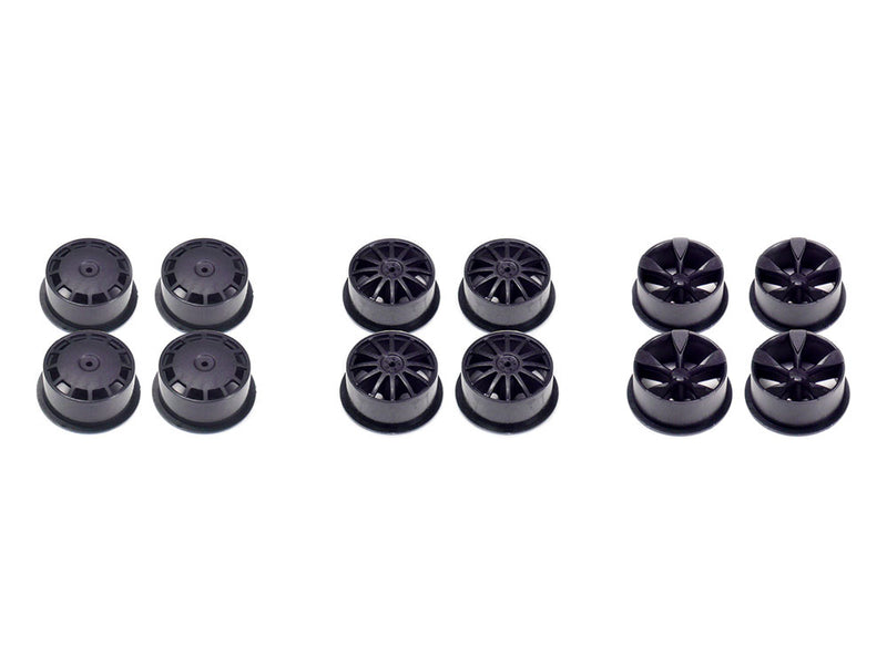 [95245] Mini 4WD Carbon Reinforced Wheel Set (Low Profile)