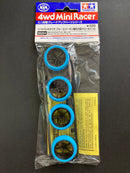 [95254] Hard Arched Tires (Blue) & Carbon Reinforced Large Diameter Narrow Wheels