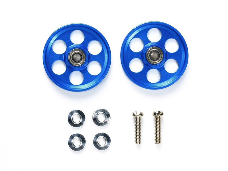 [95315] HG Lightweight 19 mm Aluminum Ball-Race Rollers (Ringless/Blue)
