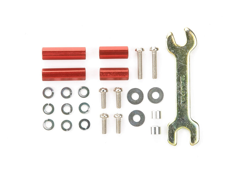 [95321] Aluminium Hex Mount Set (Red 10 mm, 15 mm)