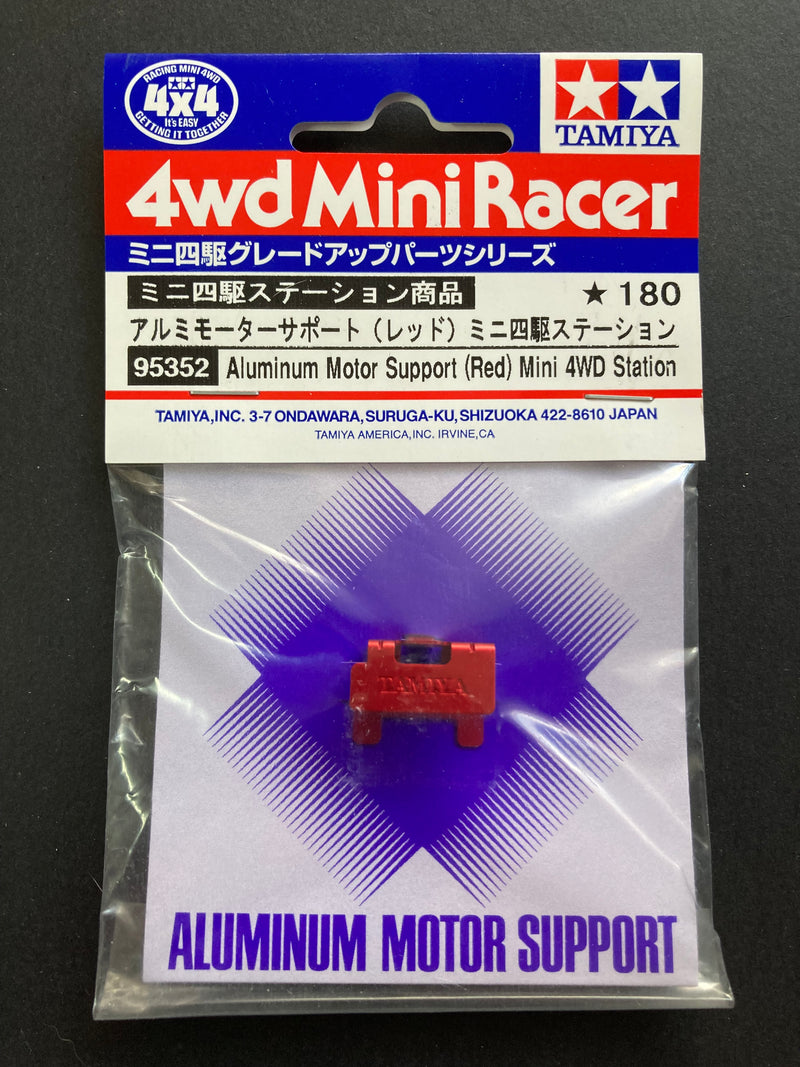 [95352] Aluminum Motor Support (Red) Mini 4WD Station