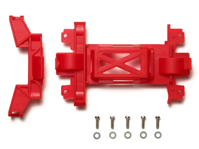 [95367] Reinforced Gear Cover for MS Chassis (Red) Mini 4WD Station