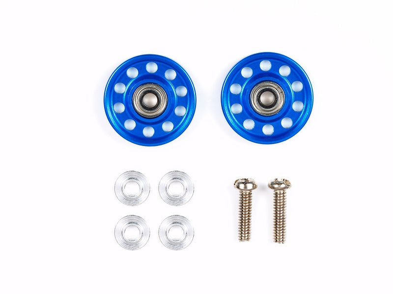 [95382] HG Lightweight 13 mm Aluminium Ball-Race Rollers (Ringless / Blue)