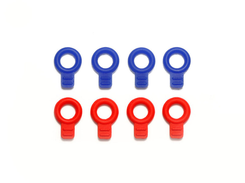 [95393] Rubber Body Catches (Blue / Red)