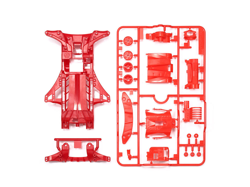ホビーラジコン FMA Chassis 95411] FM-A Chassis Set (Red)