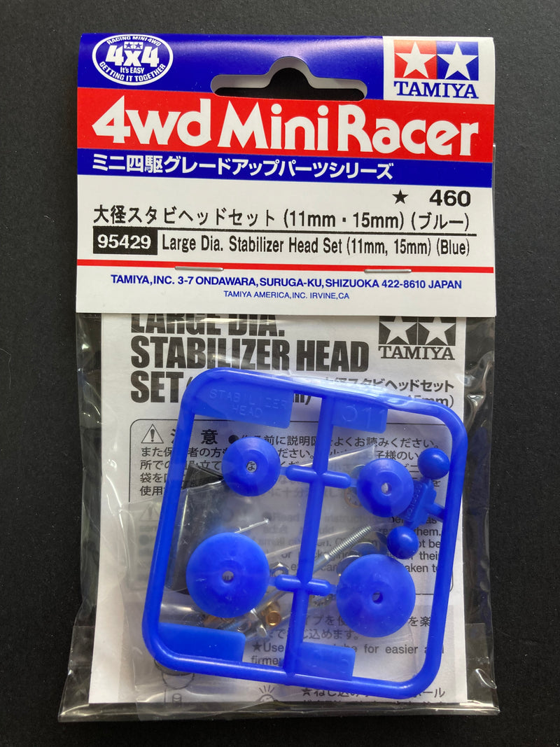 [95429] Large Diameter Stabilizer Head Set (11 mm, 15 mm) (Blue)