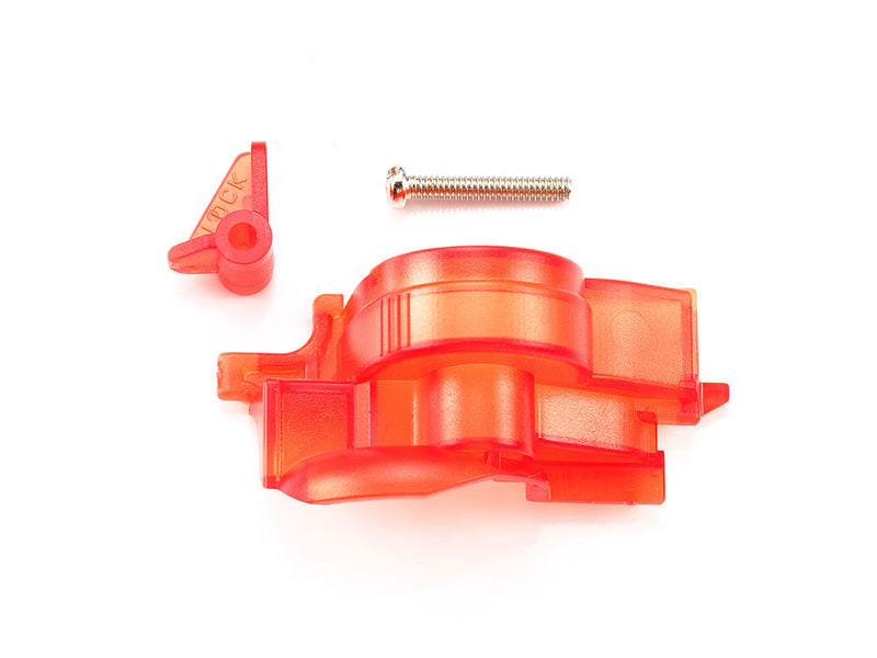 [95449] Super-II Easy Locking Gear Cover (Clear Red) Mini 4WD Station