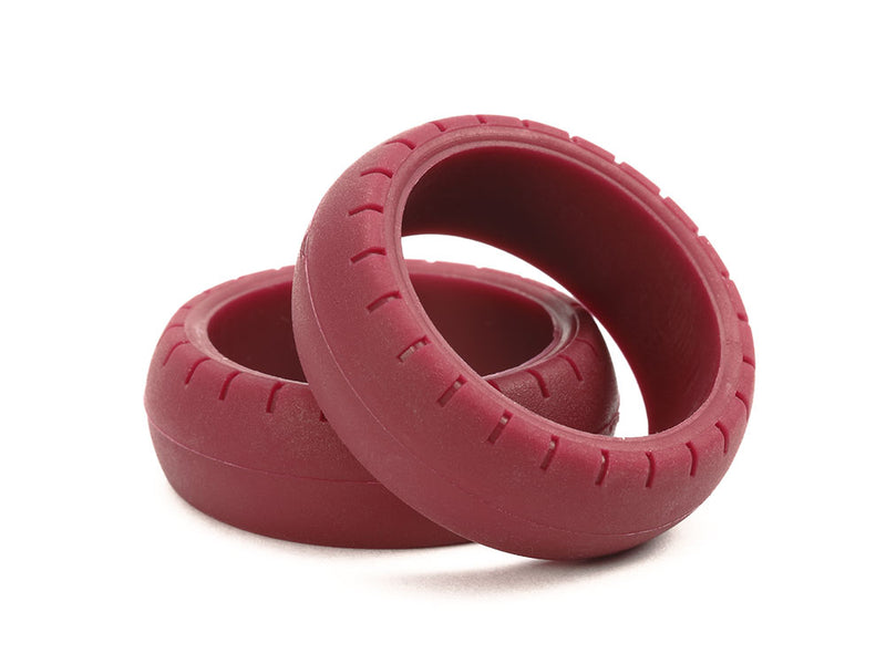 [95482] Low Friction Large Diameter Arched Tires (Maroon, 2 pcs.)