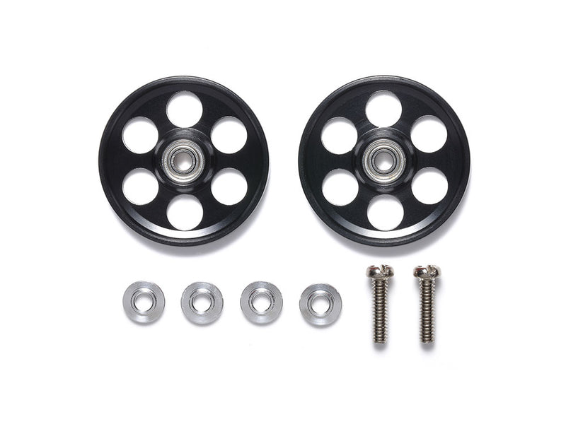 [95498] Lightweight 19 mm Aluminium Ball-Race Rollers (Ringless / Black)