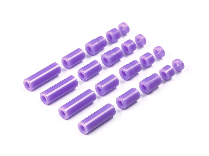 [95536] Lightweight Plastic Spacer Set (12/6.7/6/3/1.5 mm) (Purple)